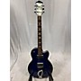 Used DeArmond M75 Solid Body Electric Guitar Blue