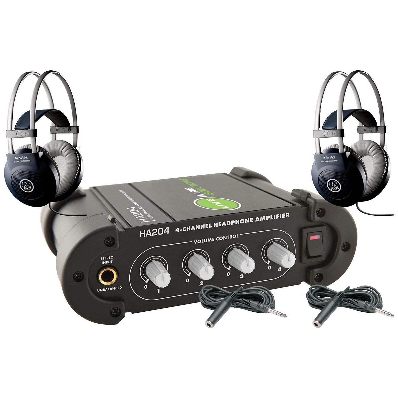 AKG M80 MKII Headphone Amp Package Musician's Friend