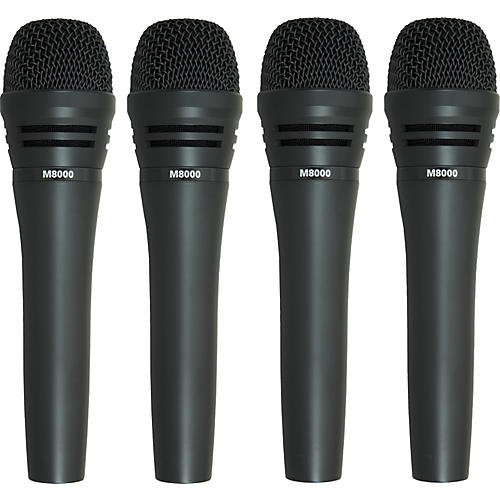 M8000 Dynamic Mic 4 Pack