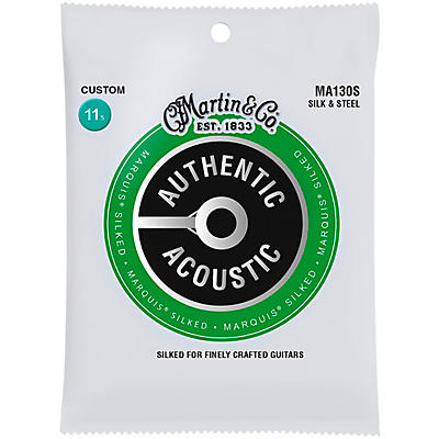 Martin MA130S Marquis Silk & Steel Authentic Acoustic Guitar Strings - Light (11.5-47)