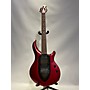 Used Sterling by Music Man MAJ100 Solid Body Electric Guitar Iced Crimson Red
