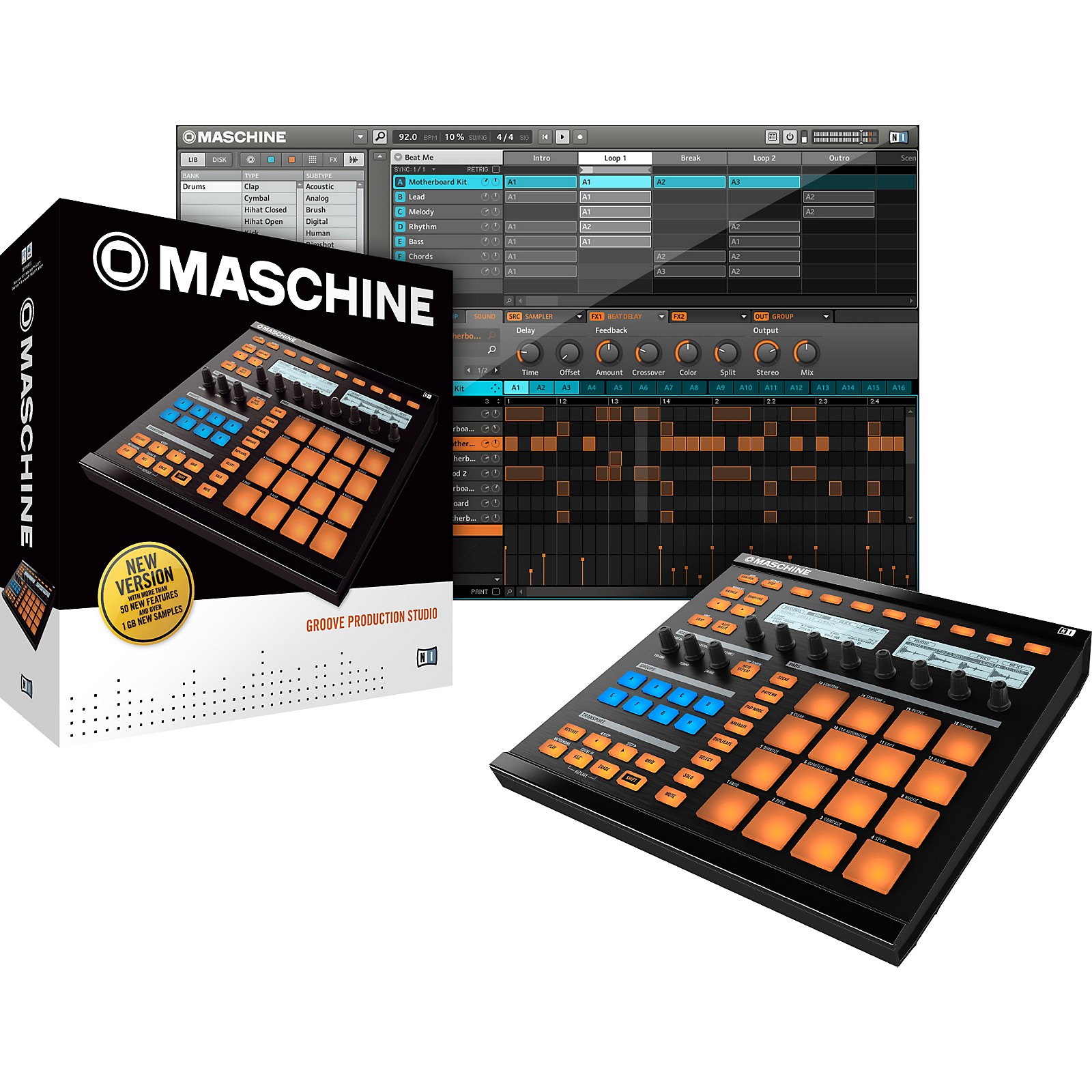 download native instruments - maschine studio groove production studio