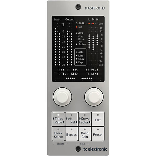 TC Electronic MASTER X HD-DT Multiband Dynamics Processor Plug-in with Dedicated Hardware Controller