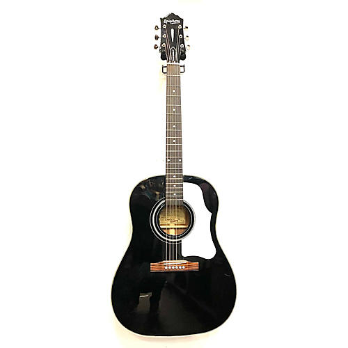 Epiphone MASTERBILT AJ-45ME/EB Acoustic Electric Guitar Black