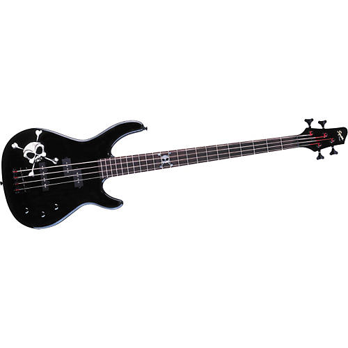 MB-4 Skull and Crossbones Electric Bass Guitar
