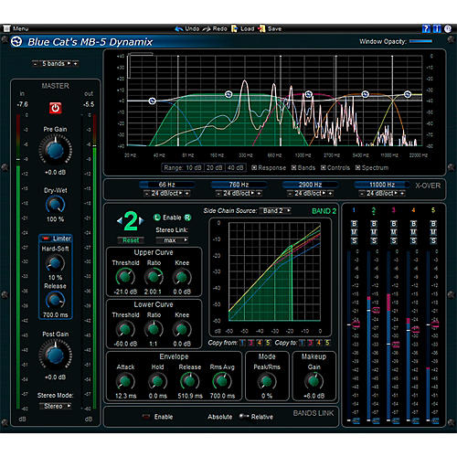 Blue Cat Audio MB-5 Dynamix Multiband Processor Software Download