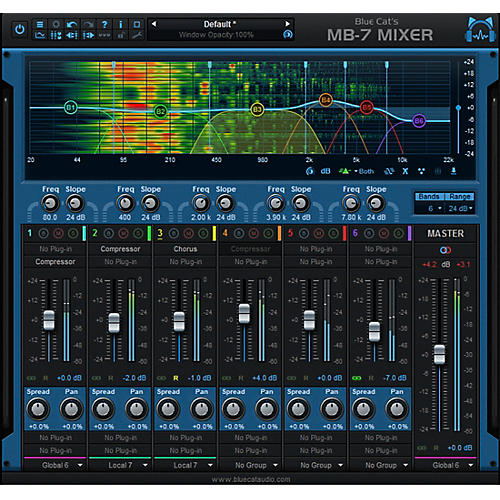 Blue Cat Audio MB-7 Mixer Plug-in Software Download