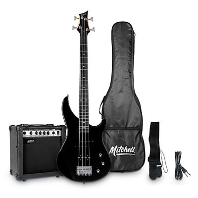 Mitchell MB100 Electric Bass Guitar Launch Pack -