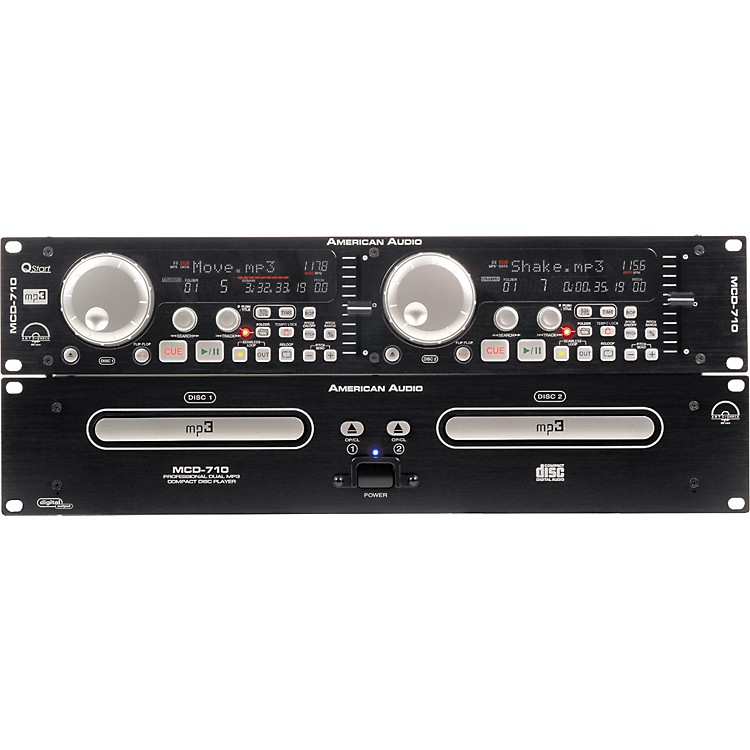 American Audio MCD-710 Rackmount Dual CD/MP3 Player | Musician's Friend