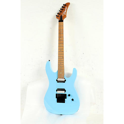 Dean MD 24 Roasted Maple with Floyd Electric Guitar Condition 3 - Scratch and Dent Vintage Blue 197881080006