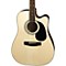 MD100SCE Dreadnought Cutaway Acoustic-Electric Guitar Level 2 Natural 888366053188
