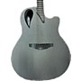 Used Adamas MD80-CR9 Black Woven Carbon Fiber Acoustic Electric Guitar BLACK CARBON