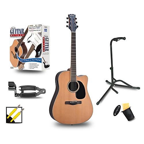 ME2CEC Dreadnought Cutaway Acoustic-Electric Standard Package