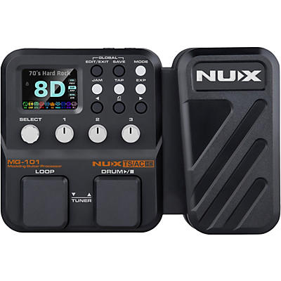 NUX MG-101 Multi-Effects and Amp Modeler Effects Pedal