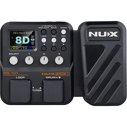 NUX MG-101 Multi-Effects and Amp Modeler Effects Pedal Black