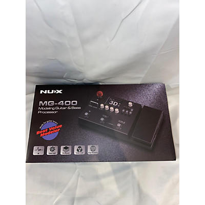 NUX MG-400 Dual DSP Modeling Guitar And Bass Effect Processor