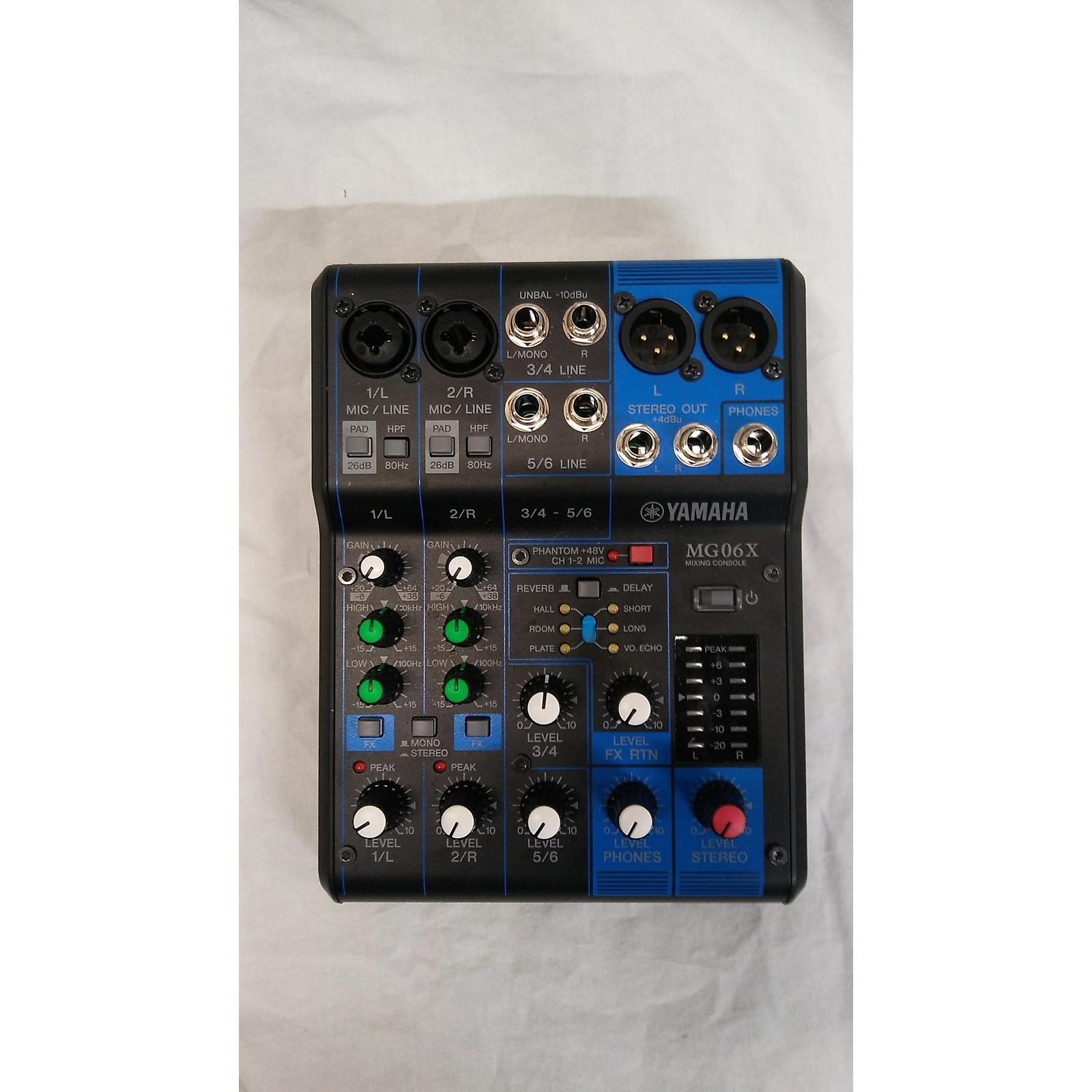 Used Yamaha MG06X Unpowered Mixer Musician's Friend