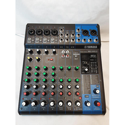 Yamaha Mg10xu 10 Channel Mixer With Effects Unpowered Mixer Musician S Friend