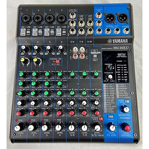 MG10XU 10 Channel Mixer With Effects Unpowered Mixer