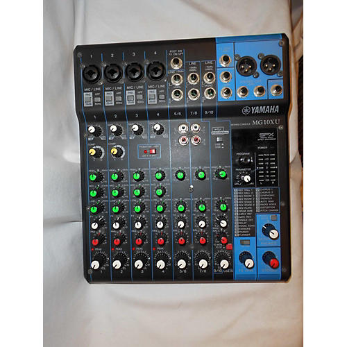 Yamaha Mg10xu 10 Channel Mixer With Effects Unpowered Mixer Musician S Friend