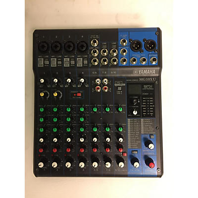 Yamaha MG10XU 10 Channel Mixer With Effects Unpowered Mixer