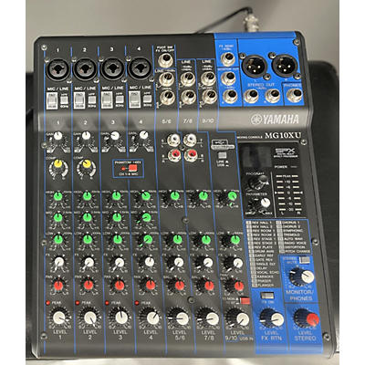 Yamaha MG10XU 10 Channel Mixer With Effects Unpowered Mixer