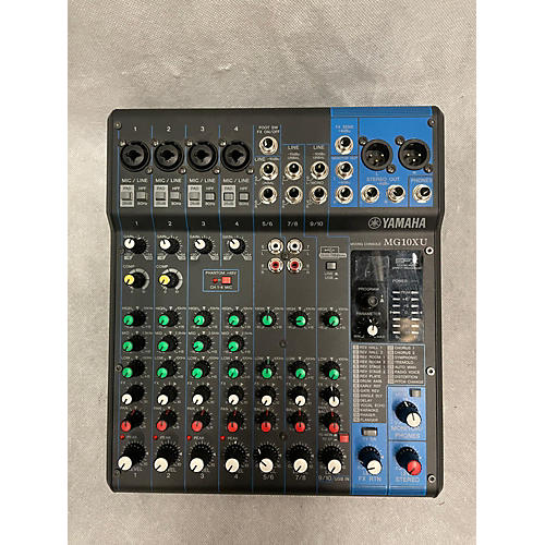 Yamaha MG10XU 10 Channel Mixer With Effects Unpowered Mixer