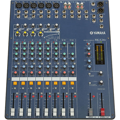 MG124C 12-Input Stereo Mixer with Compression