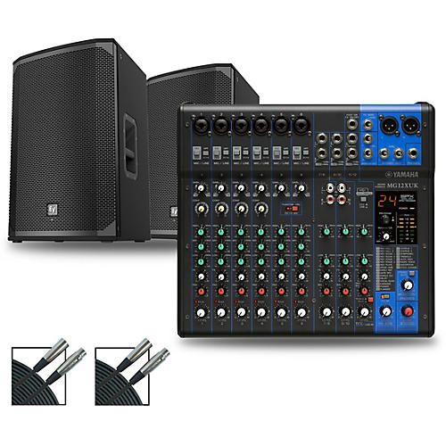 Yamaha MG12XUK Mixer With Electro-Voice EKX Speakers 15