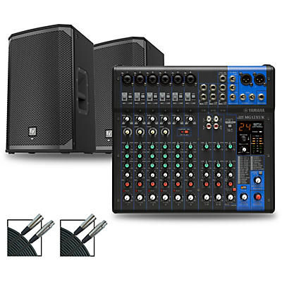 Yamaha MG12XUK Mixer with Electro-Voice EKX Speakers