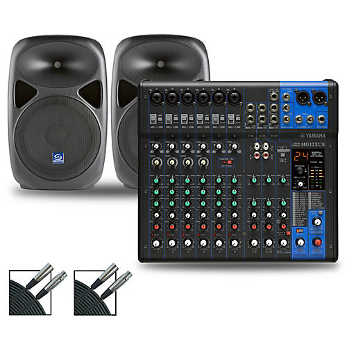 MG12XUK Mixer with Gem Sound PBX Speakers