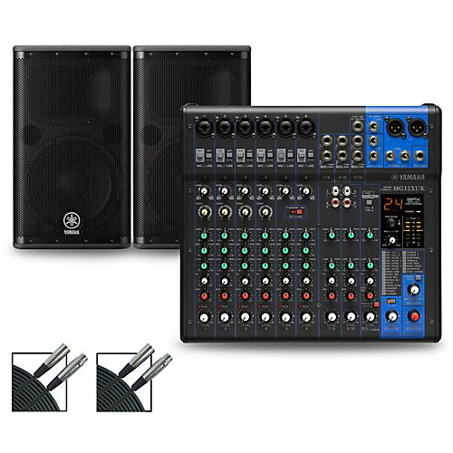 MG12XUK Mixer with Yamaha DSR Speakers