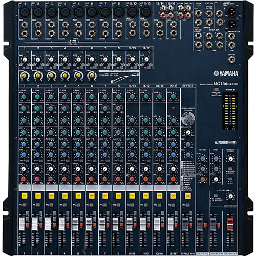 Yamaha Mg166cx Usb 16 Channel Usb Mixer With Compression And Effects Musician S Friend