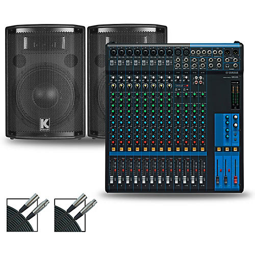 MG16XU Mixer and Kustom HiPAC Speakers