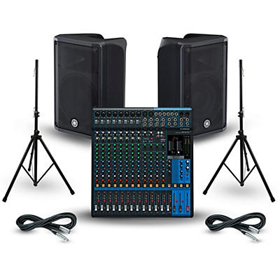 Yamaha MG16XU Mixing Console With DBR PA Package