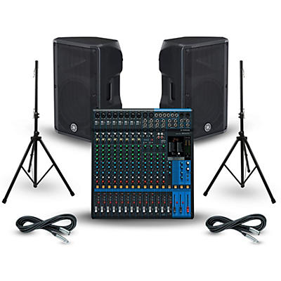 Yamaha MG16XU Mixing Console With DBR PA Package