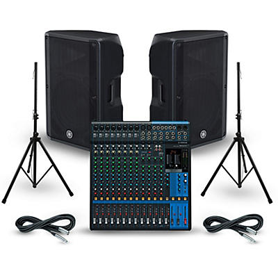 Yamaha MG16XU Mixing Console With DBR PA Package