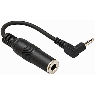 Hosa MHE100.5 Balanced 1/4" TRS Female to Right-Angle Stereo 3.5mm Male Headphone Adapter