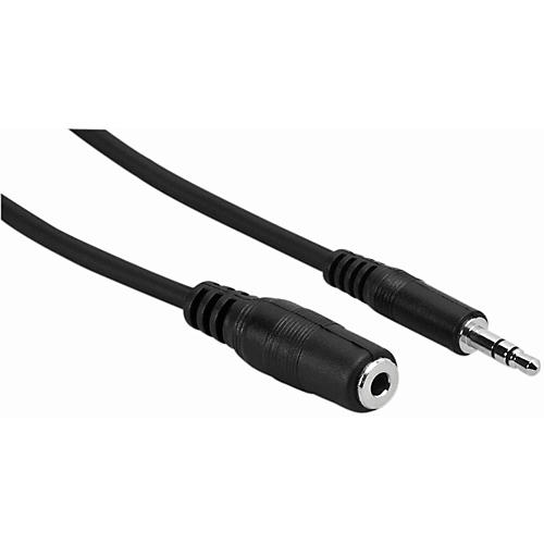 Hosa MHE125 Stereo 3.5mm TRS Male to Stereo 3.5mm TRS Female Headphone Extension Cable 25 ft.