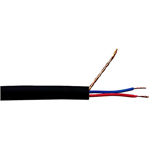 Rapco MIC1.K Bulk 2 Conductor Shielded Mic Cable (Sold By the Foot) 100 ft. Black