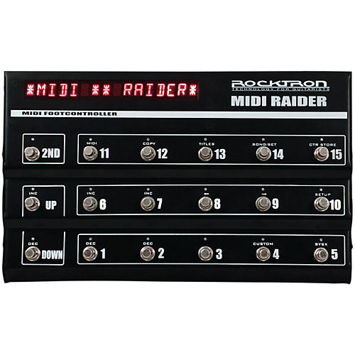 Rocktron MIDI Raider MIDI Footcontroller Pedal