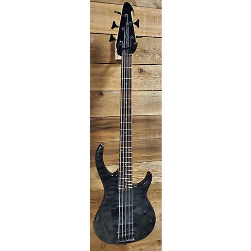 Peavey MILLENNIUM BXP 5 STRING Electric Bass Guitar QUILTED BLACK TRANS