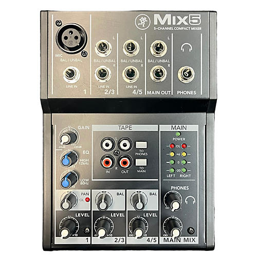 Mackie MIX5 Unpowered Mixer