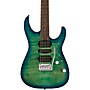 Charvel MJ DK24 HSH 2PT W Mahogany With Flame Maple Electric Guitar Caribbean Burst