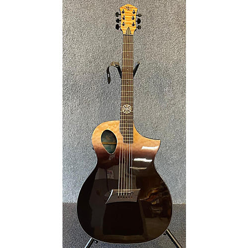 Michael Kelly MKFPQPESFX Acoustic Electric Guitar Brown