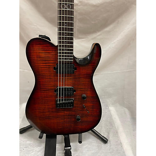 Chapman ML3 Modern Solid Body Electric Guitar Crimson Red Trans