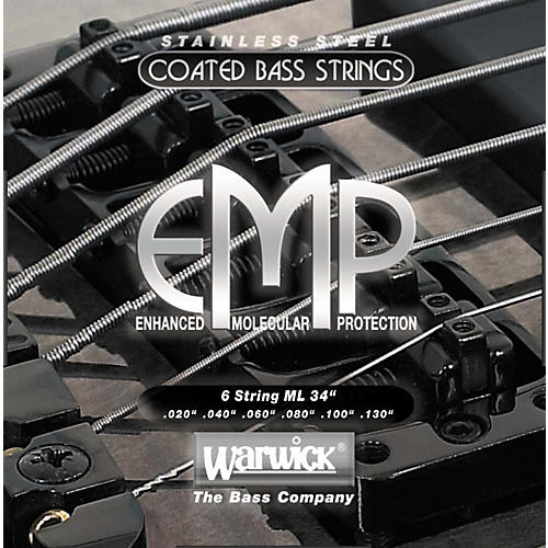 ML6 EMP COATED 6-String Bass Strings Medium Light