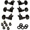 MLB3-G 3-On-A-Side Locking Tuners 6-Pack Level 1 Black