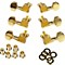 MLB3-G 3-On-A-Side Locking Tuners 6-Pack Level 1 Gold