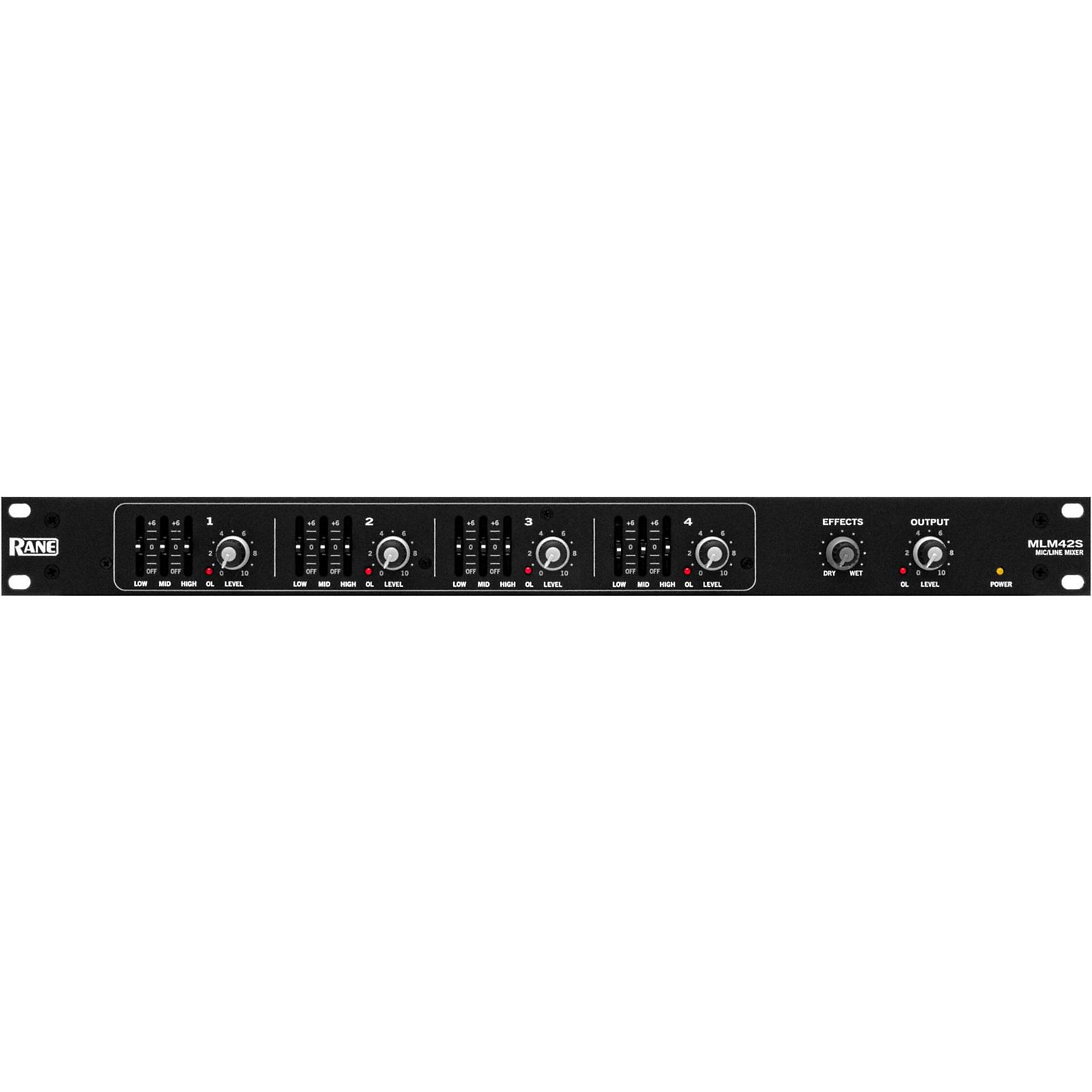 Rane MLM42S 4Channel Rackmount Line Mixer Musician's Friend